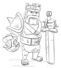 How to draw: Clash of Clans - easy step by step tutorial for kids