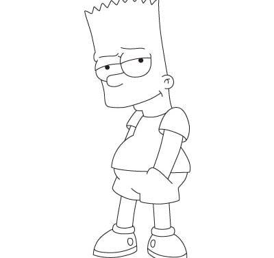Tutorial de dibujo: Bart Simpson