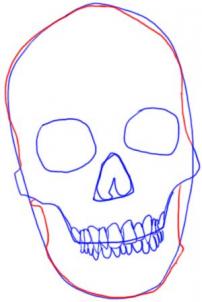 Tutorial de dibujo: Cráneo 5