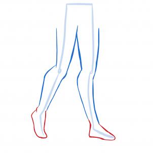 Zeichnen Tutorial: Beine 6