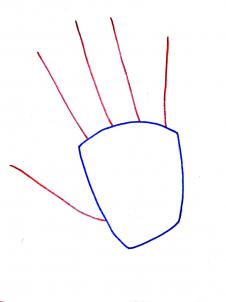 How to draw: Hand