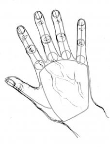 How to draw: Hand 6