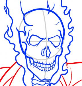 How to draw: Ghost Rider