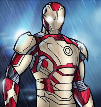 Tutorial de dibujo: Iron Man paso a paso, para niños