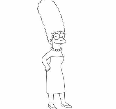 Zeichnen Tutorial: Marge Simpson