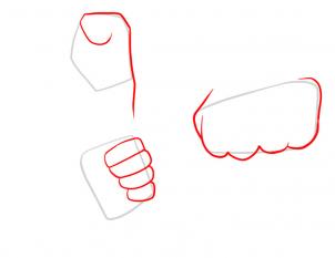 How to draw: Fist