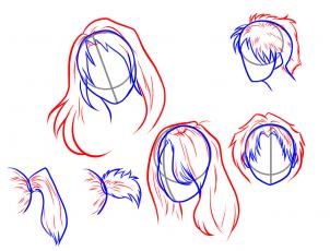 How to draw: Hair