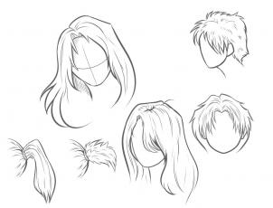 How to draw: Hair