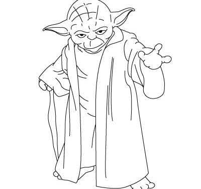 How to draw: Yoda