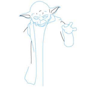 How to draw: Yoda - easy step by step tutorial for kids