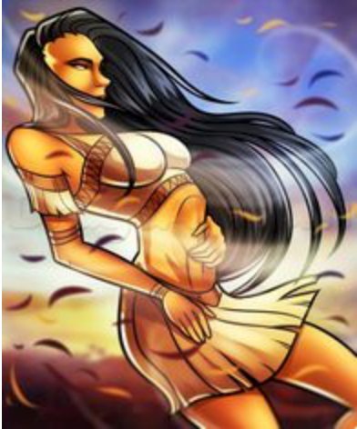 Tutorial de dibujo: Pocahontas
