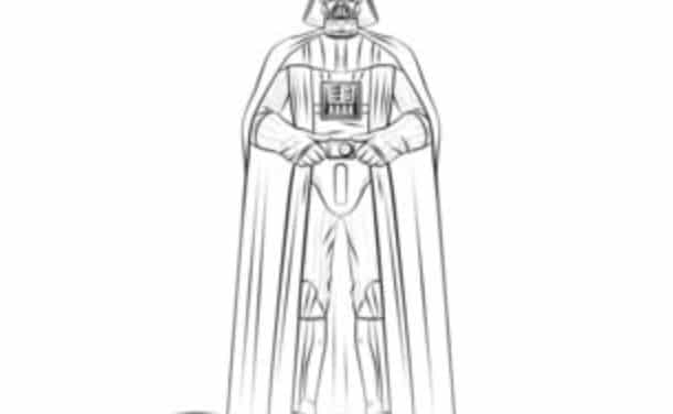 How to draw: Darth Vader