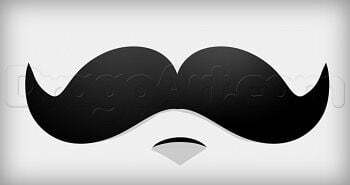 How to draw: Moustache