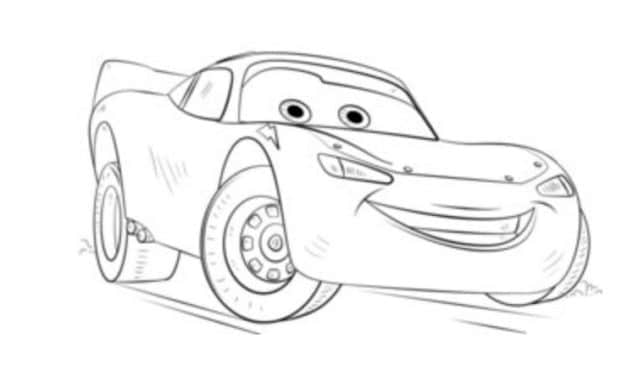 How to draw: Lightning McQueen