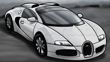 How to draw: Bugatti Veyron