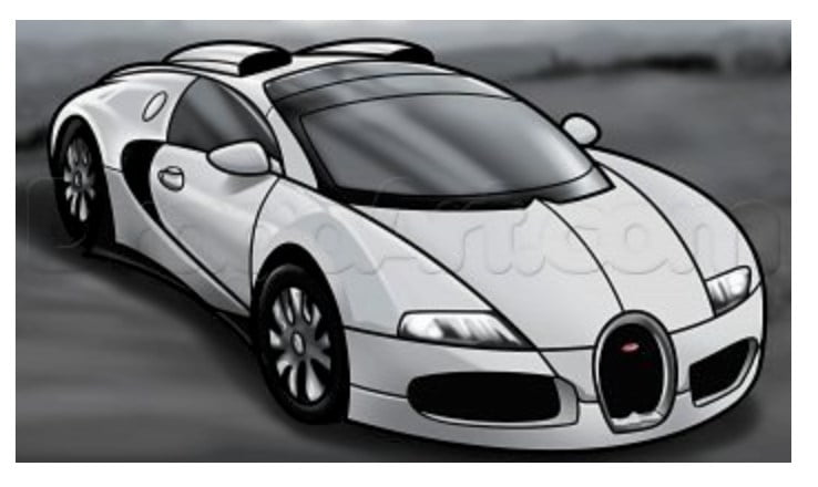 Jak narysować: Bugatti Veyron
