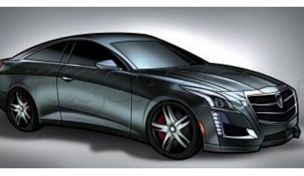 How to draw: Cadillac ATS Coupe