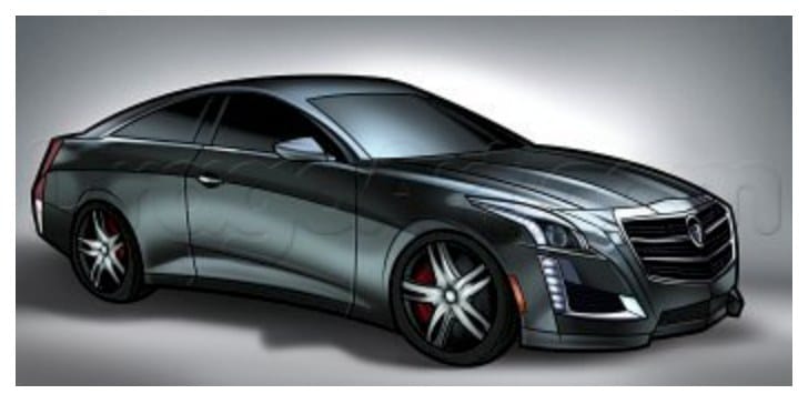 Zeichnen Tutorial: Cadillac ATS Coupe