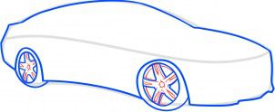 How to draw: Cadillac ATS Coupe 5