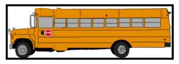 Tutorial de dibujo: Autobús escolar