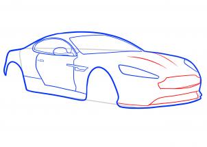 How to draw: Aston Martin Virage