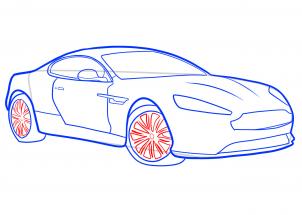 Tutorial de dibujo: Aston Martin Virage 7