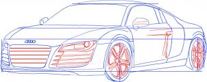 Jak narysować: Audi 4