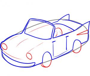 How to draw: Convertible