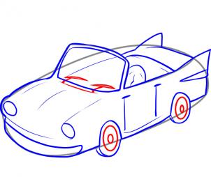 How to draw: Convertible