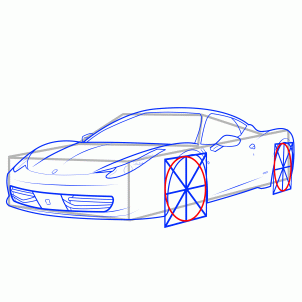 How to draw: Sports car