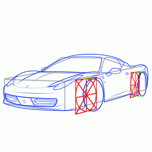 How to draw: Sports car 11