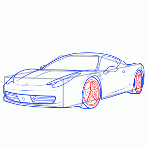 How to draw: Sports car 12