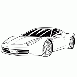 How to draw: Sports car