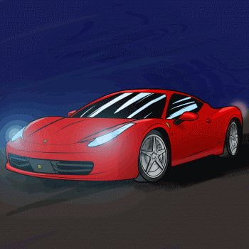 Tutorial de dibujo: Automóvil deportivo 15