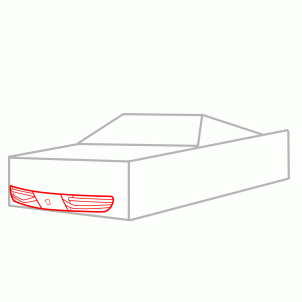 How to draw: Sports car 2