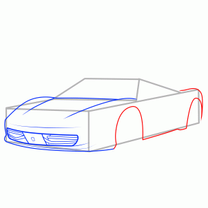How to draw: Sports car 4