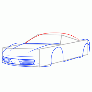 How to draw: Sports car 5