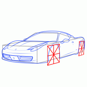 How to draw: Sports car 9