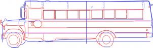 Jak narysować: Autobus szkolny