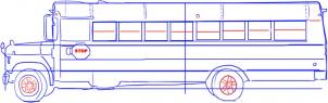 Jak narysować: Autobus szkolny