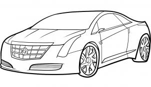 Zeichnen Tutorial: Cadillac ELR