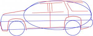 Tutorial de dibujo: Cadillac Escalade 2