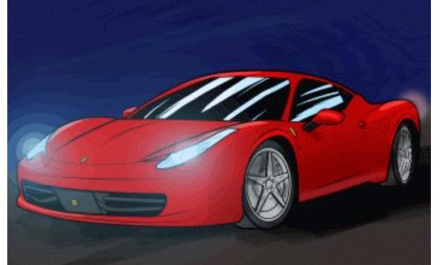 How to draw: Sports car