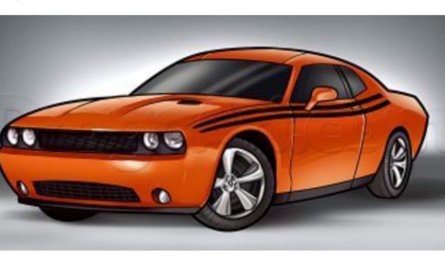 How to draw: Dodge Challenger