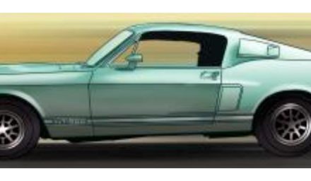 How to draw: Ford Mustang