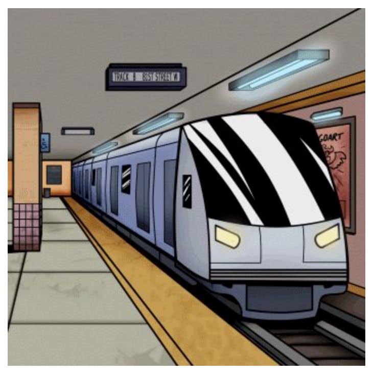 Metro train Drawing tutorial step by step || Indian Metro - YouTube