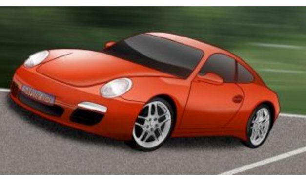Zeichnen Tutorial: Porsche