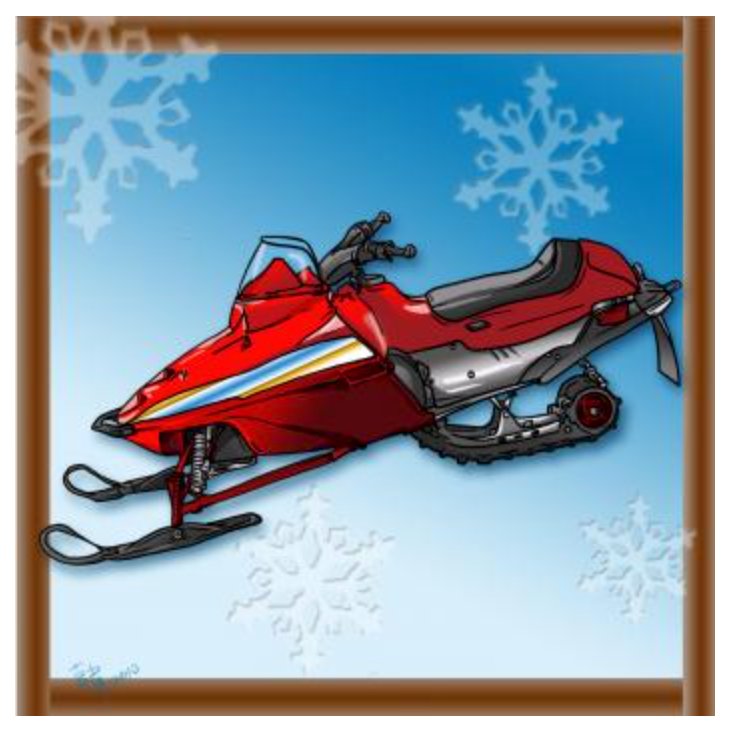 How to draw Snowmobile easy step by step tutorial for kids