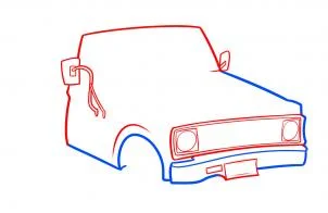 Come disegnare: Pick-up 2