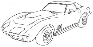 Come disegnare: Chevrolet Corvette